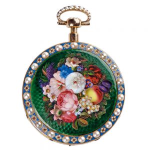 Swiss gold quarter repeating watch for the Chinese market Circa 1820