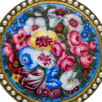 Swiss gilt and enamel watch for the Chinese market Circa 1860