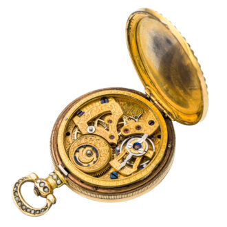 Swiss gilt and enamel watch for the Chinese market Circa 1860