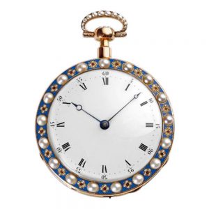 English gold enamel watch for the Chinese market Circa 1840