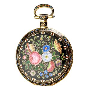 Swiss gold/enamel watch for Chinese market Circa 1830