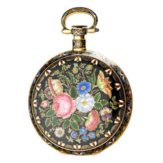 Swiss gold/enamel watch for Chinese market Circa 1830