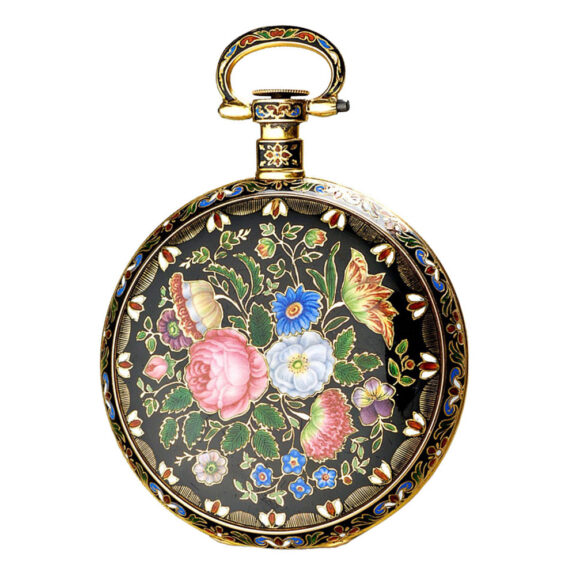 Swiss gold/enamel watch for Chinese market Circa 1830