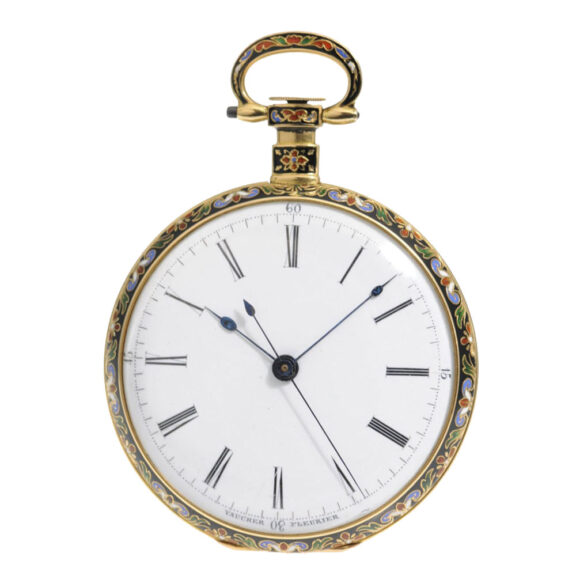 Swiss gold/enamel watch for Chinese market Circa 1830 Swiss gold/enamel watch for Chinese market Circa 1830