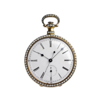 Swiss jumping seconds watch for Chinese market Circa 1835