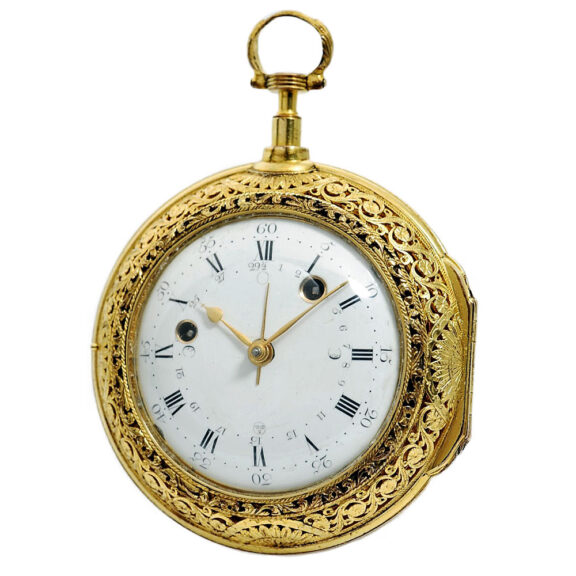 English clock watch with quarter hour/ hour self strike circa 1780 English clock watch with quarter hour/ hour self strike circa 1780