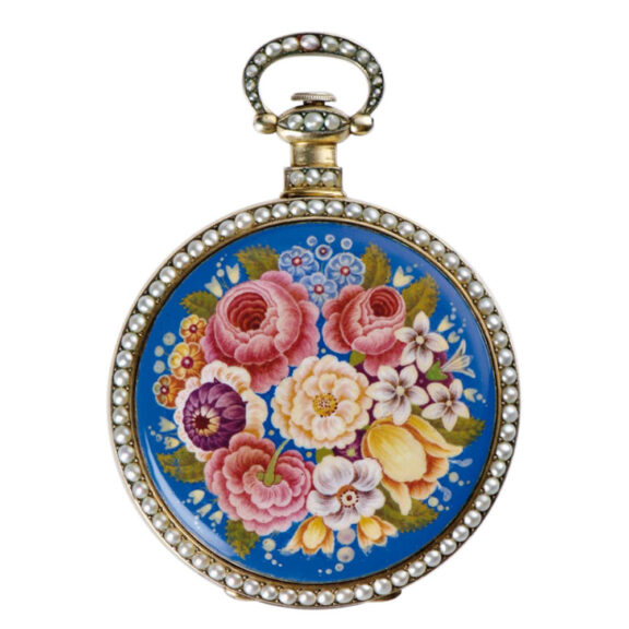 Swiss jumping seconds watch for Chinese market Circa 1835