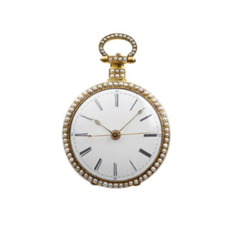 English silver watch with jumping seconds Circa 1837