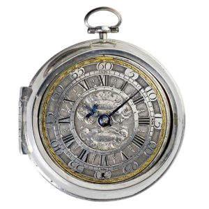 Dutch silver pair cased verge pocket watch Circa 1720