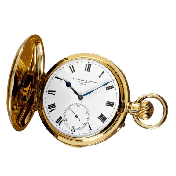 Swiss gold hunting faced repeater pocket watch Circa 1910 Swiss gold hunting faced repeater pocket watch Circa 1910