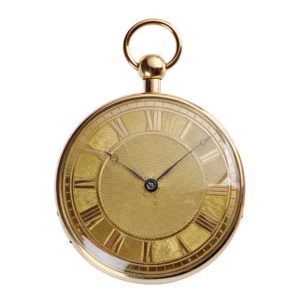 Swiss gold quarter repeater with musical movement Circa 1880