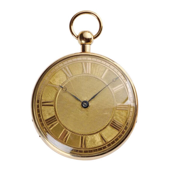 Swiss gold quarter repeater with musical movement Circa 1880