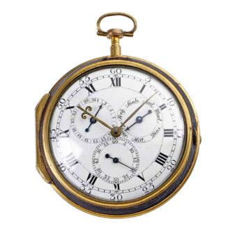 German pair cased experimental pocket watch Circa 1770