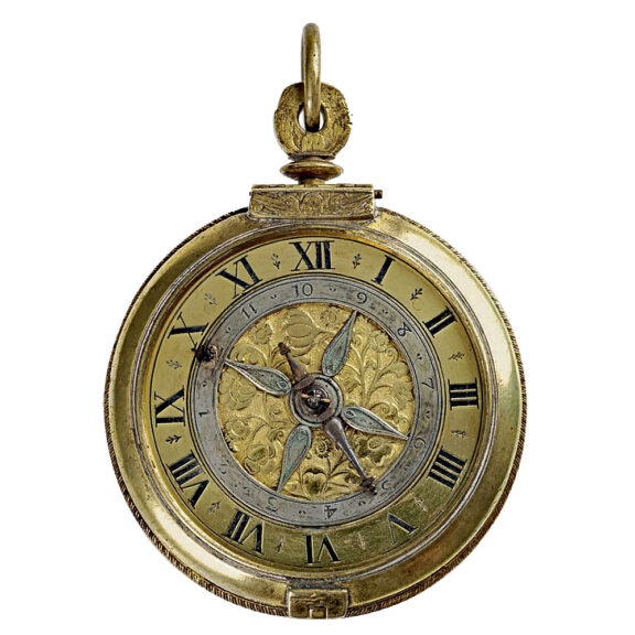 French coach clock hour self strike and alarm clock Circa 1620