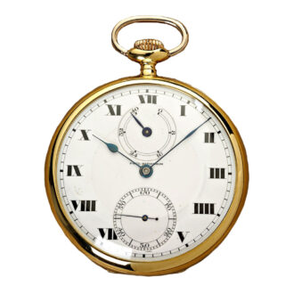 Swiss gold watch with 40h power reserve indicator Circa 1925 Swiss gold watch with 40h power reserve indicator Circa 1925