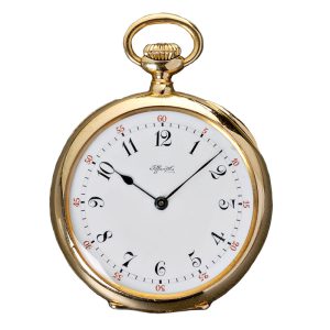 Fine Swiss 18k gold lady's pocket watch Circa 1878