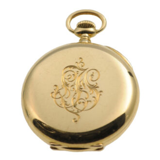 Fine Swiss 18k gold lady's pocket watch Circa 1878