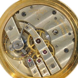Fine Swiss 18k gold lady's pocket watch Circa 1878