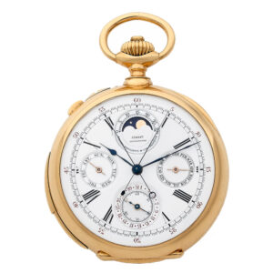 Swiss 18 carat gold complicated watch by Patek Philippe Circa 1907