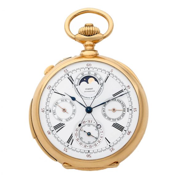 Swiss 18 carat gold complicated watch by Patek Philippe Circa 1907