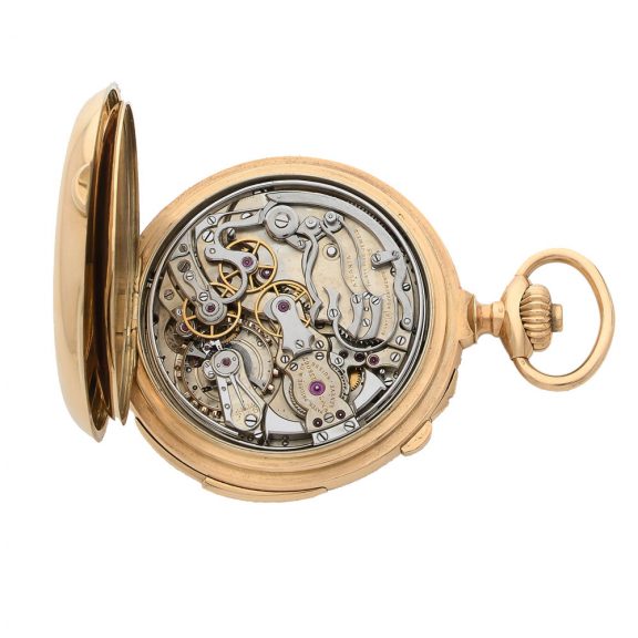 Swiss 18 carat gold complicated watch by Patek Philippe Circa 1907 Swiss 18 carat gold complicated watch by Patek Philippe Circa 1907