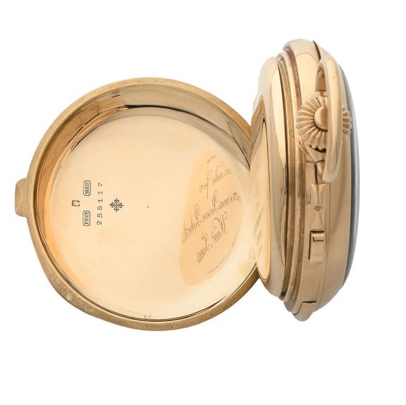 Swiss 18 carat gold complicated watch by Patek Philippe Circa 1907 Swiss 18 carat gold complicated watch by Patek Philippe Circa 1907
