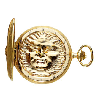 Magnificent Swiss gold decorative pocket watch Circa 1981
