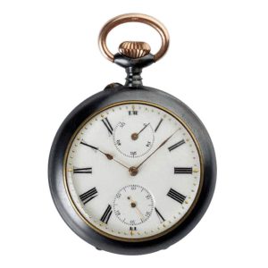 Swiss steel chronometer with 55h power reserve Circa 1900