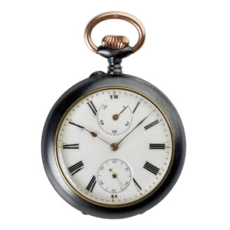 Swiss steel chronometer with 55h power reserve Circa 1900
