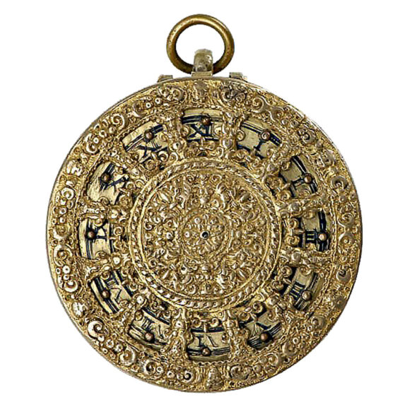 German clock watch with hour self strike and alarm Circa 1590