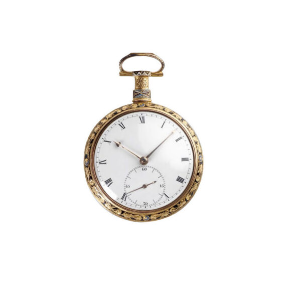 English gold enamel pocket watch for the Chinese market Circa 1800 English gold enamel pocket watch for the Chinese market Circa 1800