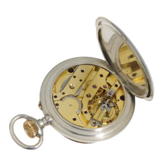 French silver observatory chronometer watch Circa 1890