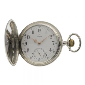 Swiss silver hunting cased lever watch Circa 1910