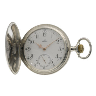 Swiss silver hunting cased lever watch Circa 1910