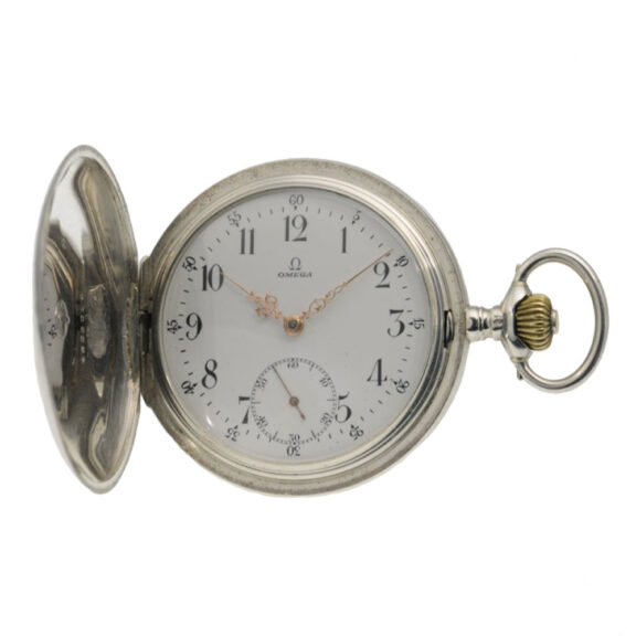 Swiss silver hunting cased lever watch Circa 1910