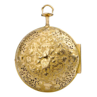 Fine and heavy pair-cased half quarter repeating verge Circa 1710