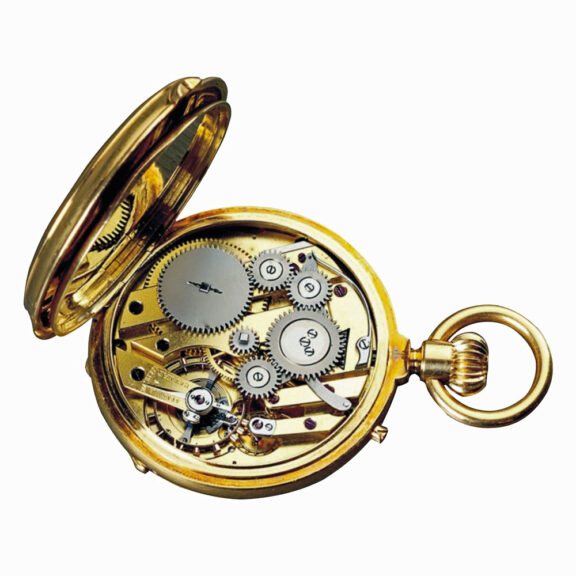 Spanish gold complicated lever pocket watch Circa 1900 Spanish gold complicated lever pocket watch Circa 1900