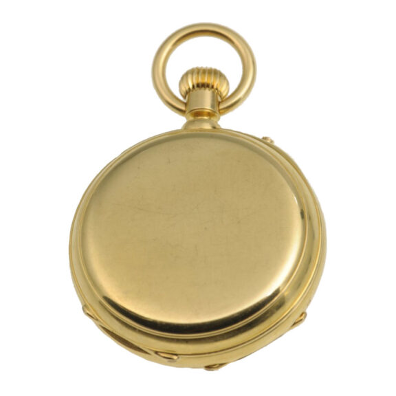 Spanish gold complicated lever pocket watch Circa 1900 Spanish gold complicated lever pocket watch Circa 1900