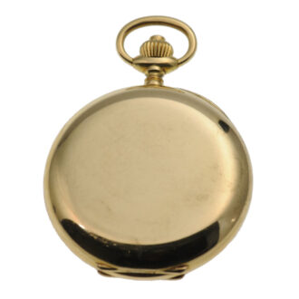 French gold open faced watch with chronograph Circa 1900