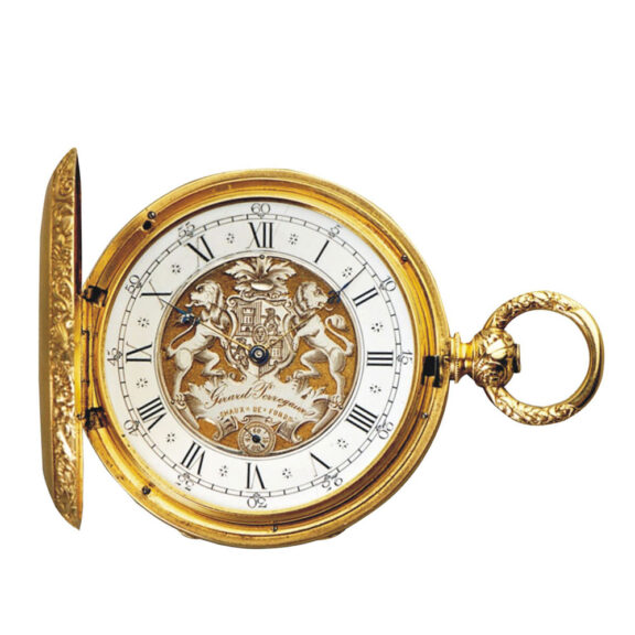 Rare Swiss gold pocket watch so called "Cabriolet" Circa 1860