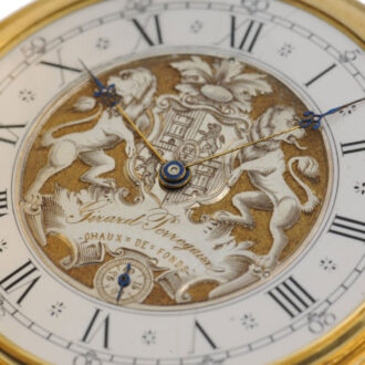 Rare Swiss gold pocket watch so called "Cabriolet" Circa 1860