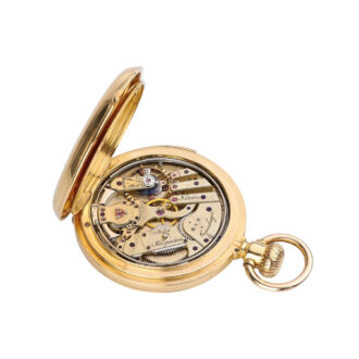 Danish gold five minute repeating pocket watch Circa 1875 Danish gold five minute repeating pocket watch Circa 1875