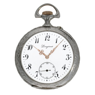 Swiss silver open faced marksman’s pocket watch Circa 1910 Swiss silver open faced marksman’s pocket watch Circa 1910