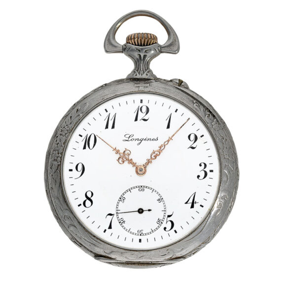 Swiss silver open faced marksman’s pocket watch Circa 1910 Swiss silver open faced marksman’s pocket watch Circa 1910