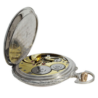 Swiss silver open faced marksman’s pocket watch Circa 1910 Swiss silver open faced marksman’s pocket watch Circa 1910