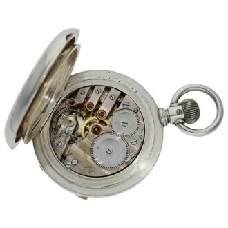 Swiss silver chronometer watch for the American market Circa 1890