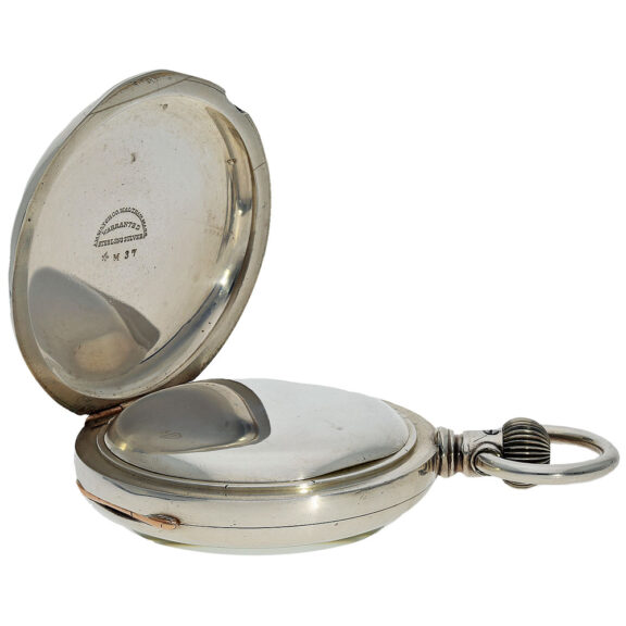 Swiss silver chronometer watch for the American market Circa 1890 Swiss silver chronometer watch for the American market Circa 1890