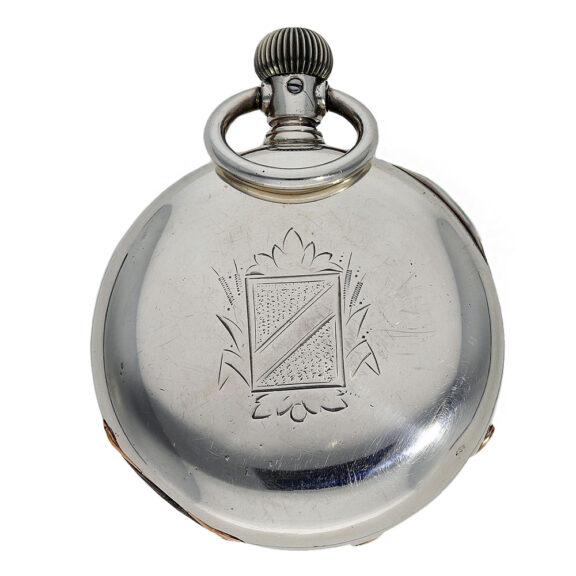 Swiss silver chronometer watch for the American market Circa 1890 Swiss silver chronometer watch for the American market Circa 1890