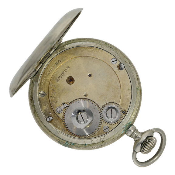 Swiss nickel open faced tourbillon pocket watch Circa 1910 Swiss nickel open faced tourbillon pocket watch Circa 1910