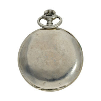 Swiss nickel open faced tourbillon pocket watch Circa 1910